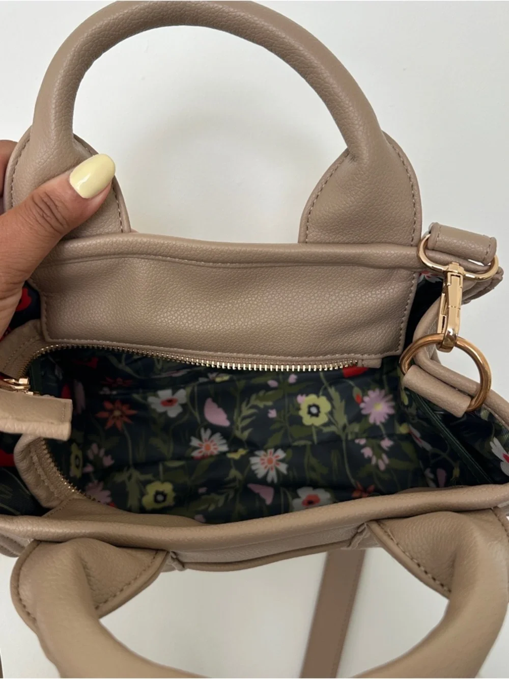 Popflex Leather Mini Tote Bag - Picture 3 of 5